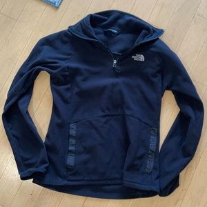 Black The North Face Fleece Quarter Zip Size Medium